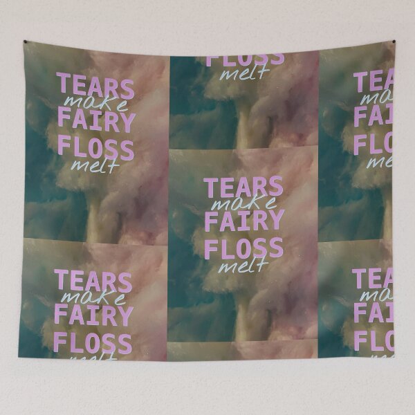 Item preview, Tears Make Fairy Floss Melt designed and sold by Bridget Beswick.