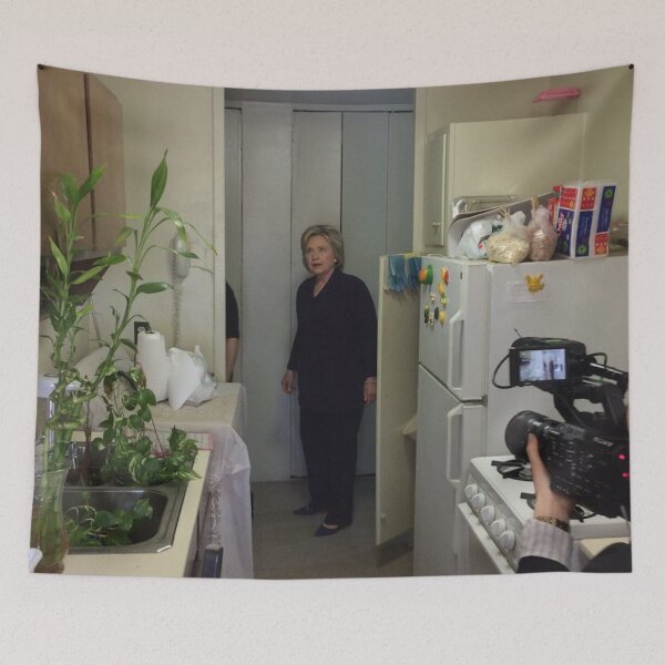 Item preview, Hillary Rodham Clinton in East Harlem (Kitchen) designed and sold by akxnksha04.