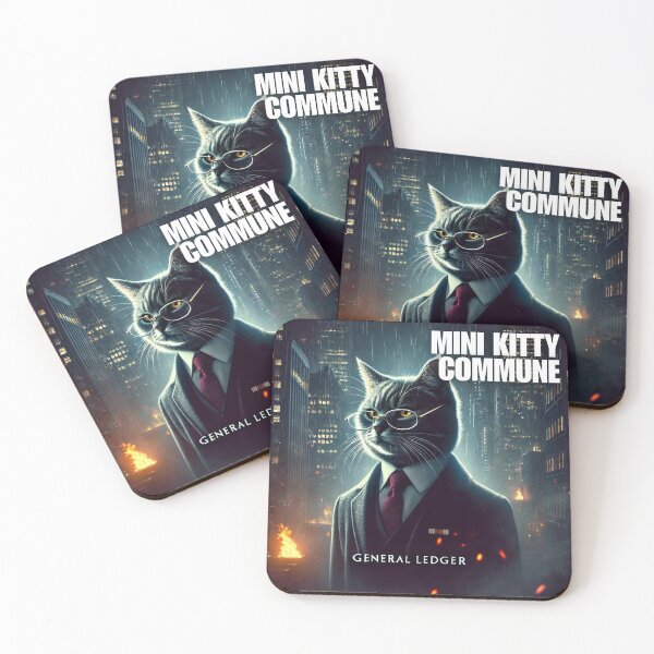 Item preview, General Ledger - Chief Accountant. Mini Kitty Commune Army of Meow designed and sold by MiniKitty.