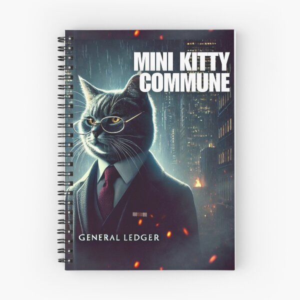 Item preview, General Ledger - Chief Accountant. Mini Kitty Commune Army of Meow designed and sold by MiniKitty.