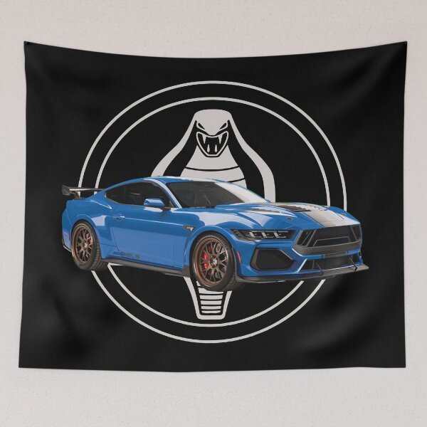 Item preview, shelby 7th gen COYOTE s650 dark horse Mustang GT 5.0L V8 grabber blue designed and sold by cowtownCOWBOY.