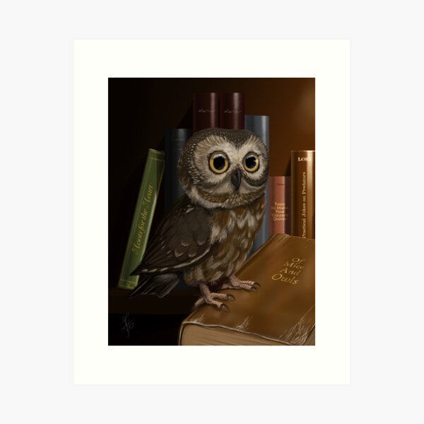 Dory Visits the Library Art Print