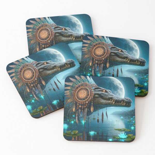 Item preview, The Lunar Crocodile, Guardian of the Mystical Waters designed and sold by AmigosFurEver.