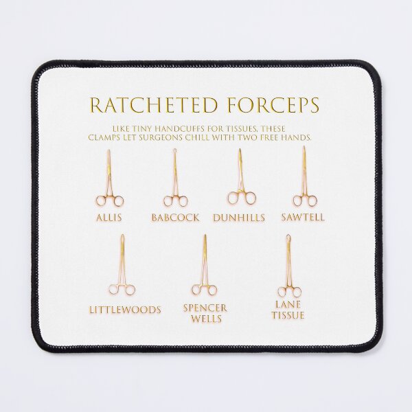 Item preview, Ratcheted Forceps Types designed and sold by marymaytaco.