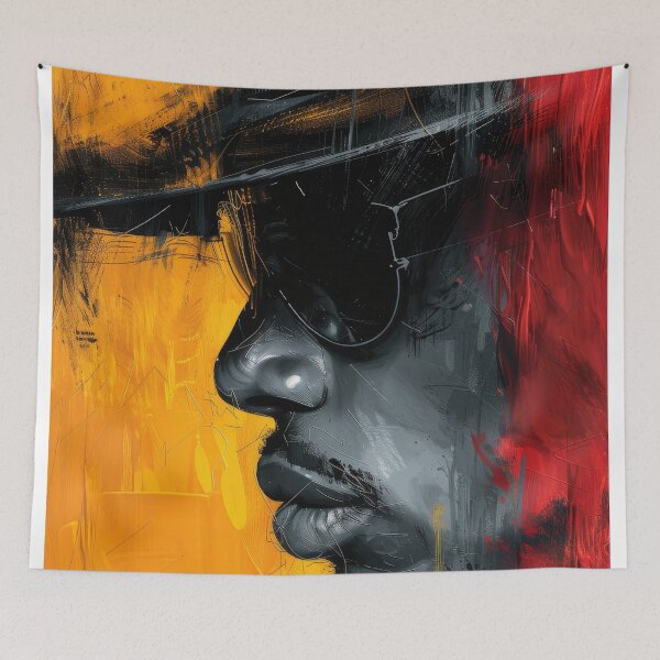Item preview, Abstract Portrait of a Man in Sunglasses designed and sold by RGShirtWorks.