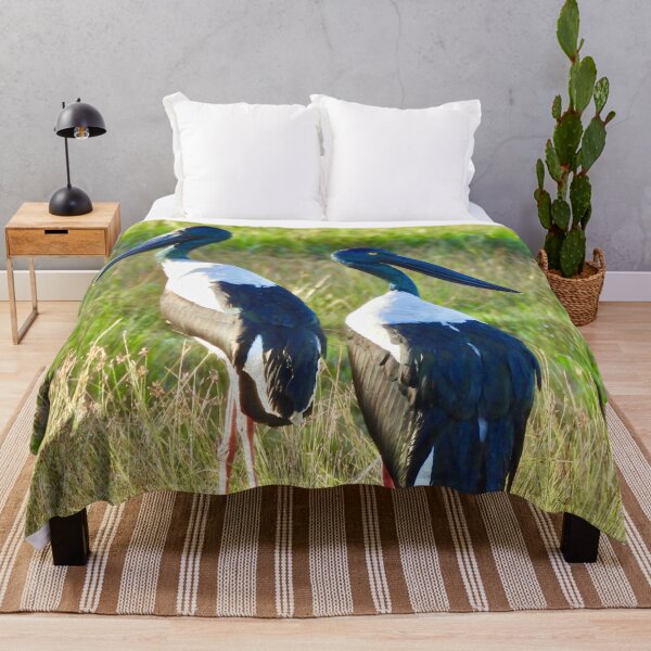 Item preview, Pair of Jabirus, Black-necked Storks designed and sold by Mark Grimsley.