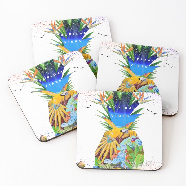 Item preview, Tropical vibes, macaw parrot designed and sold by GabiVitryArt.