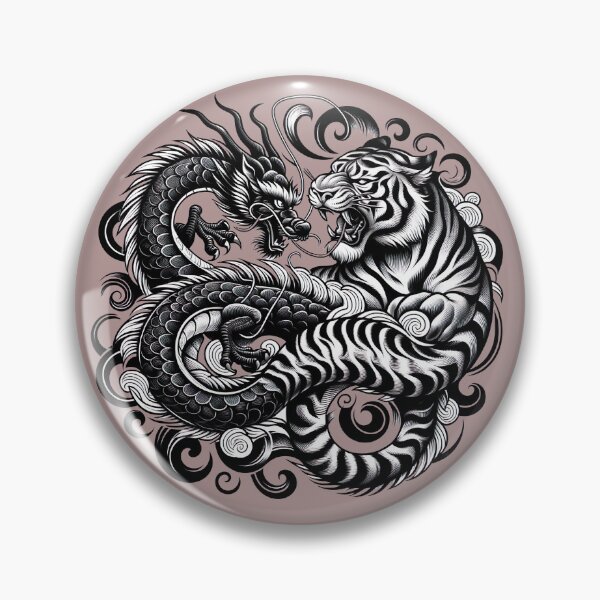 Item preview, tigre y dragón designed and sold by Micka1986.