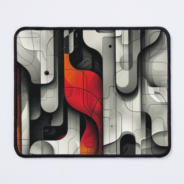 Item preview, Abstract Geometric Pattern in Red, Black, and White designed and sold by RGShirtWorks.