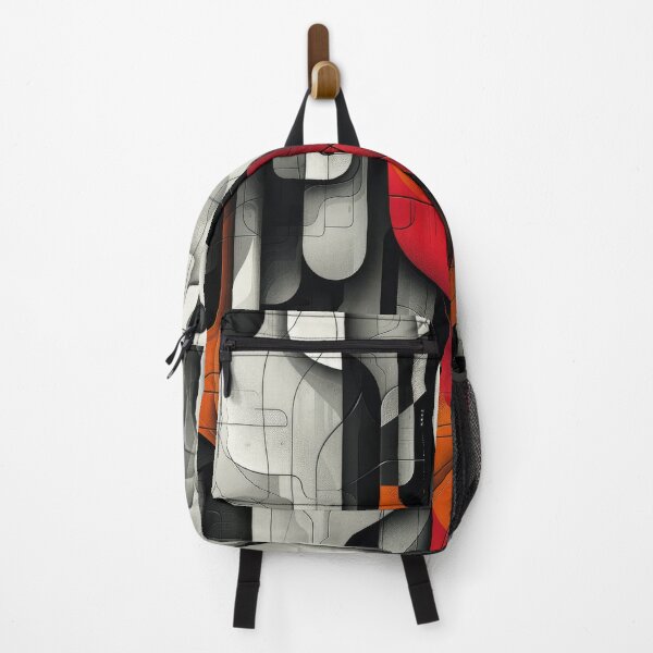 Item preview, Abstract Geometric Pattern in Red, Black, and White designed and sold by RGShirtWorks.