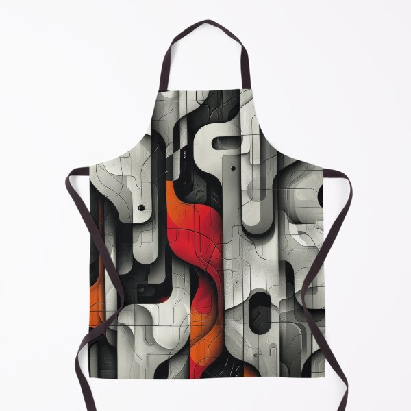 Item preview, Abstract Geometric Pattern in Red, Black, and White designed and sold by RGShirtWorks.