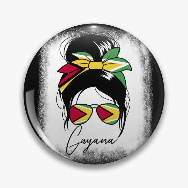 Item preview, Guyana Messy Bun Proud Guyanese Women's Guyana Gear designed and sold by DynamicDesign.