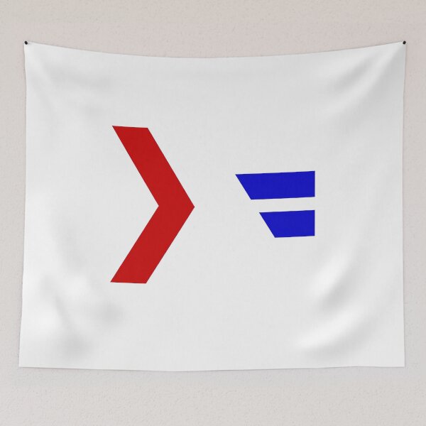 Item preview, Haskell Language Logo (Red White Blue) Hoodie designed and sold by Rainwater Merch.