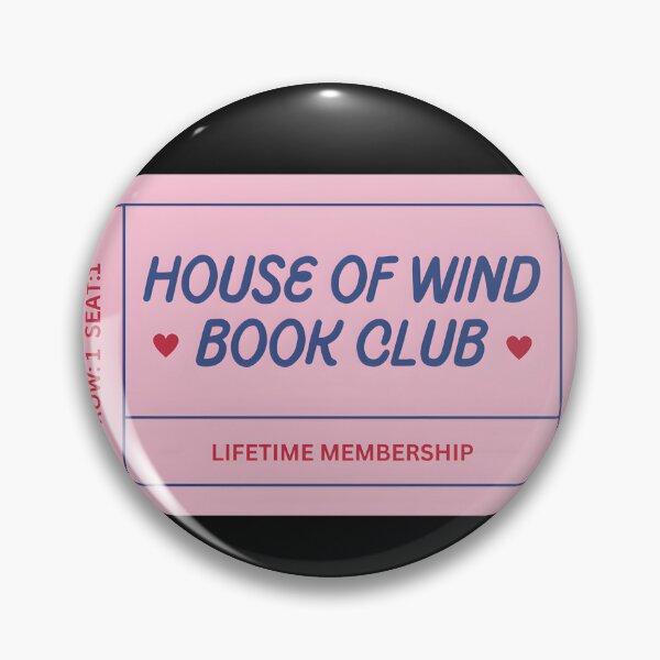 Item preview, 396 House Of Wind Book Club Ticket - Pink And Blue	 designed and sold by KaiMartinsDias.