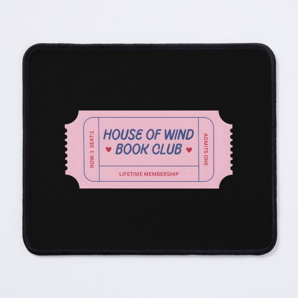 Item preview, 396 House Of Wind Book Club Ticket - Pink And Blue	 designed and sold by KaiMartinsDias.
