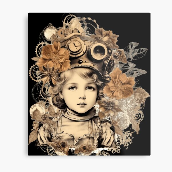 Aperçu de l'œuvre  Femme Steampunk - Art Steampunk créée et vendue par Chaotic Joy.