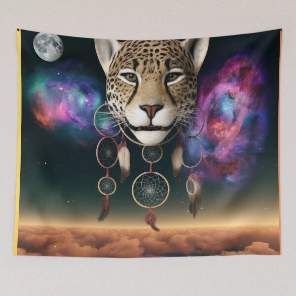 Item preview, The Celestial Leopard, Guardian of cosmic beauty designed and sold by AmigoVerse.