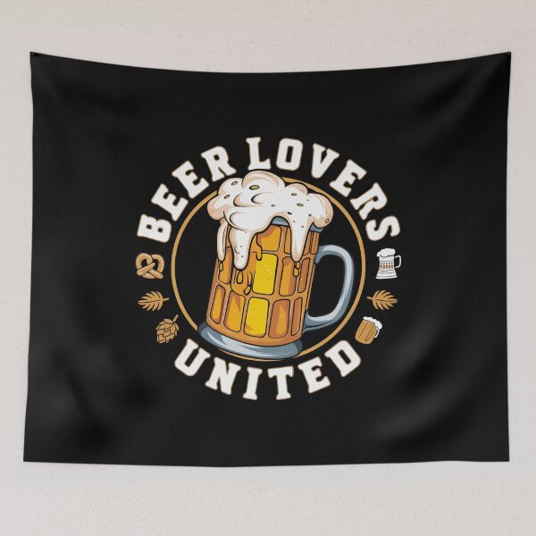 Item preview, BEER LOVERS UNITED t-shirt designed and sold by TheArtist76.