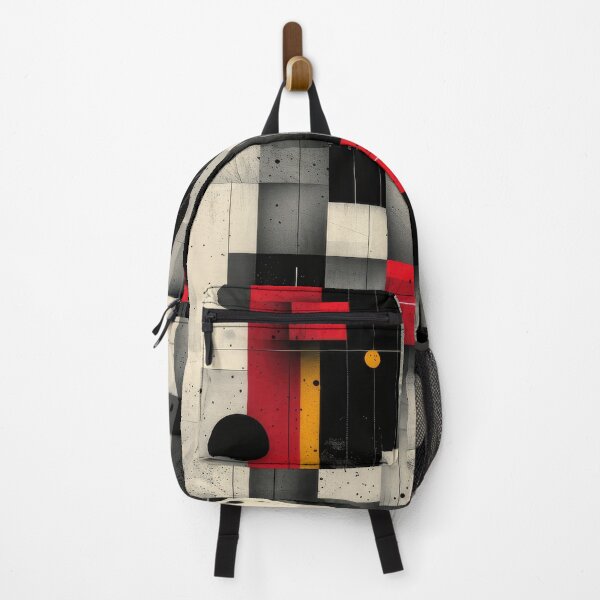 Item preview, Abstract Geometric Art With Red, Black, and Yellow Shapes designed and sold by ML-Media.