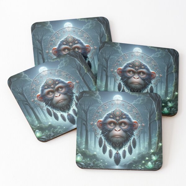 Item preview, The Monkey King, Guardian of the Forest of Magical Fireflies designed and sold by AmigoVerse.