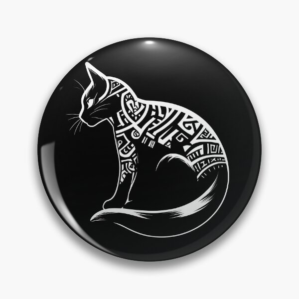 Item preview, Calligrapic Black Cat Tattoo designed and sold by DevemDavam.