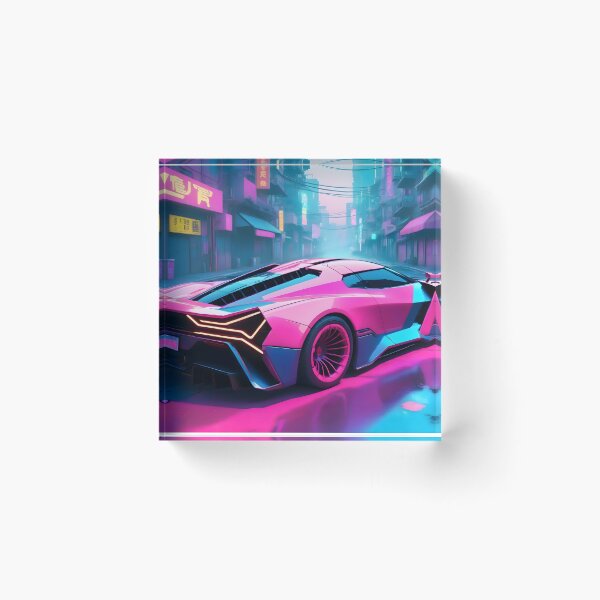 Aperçu de l'œuvre Hypervoiture cyberpunk créée et vendue par papi1998.