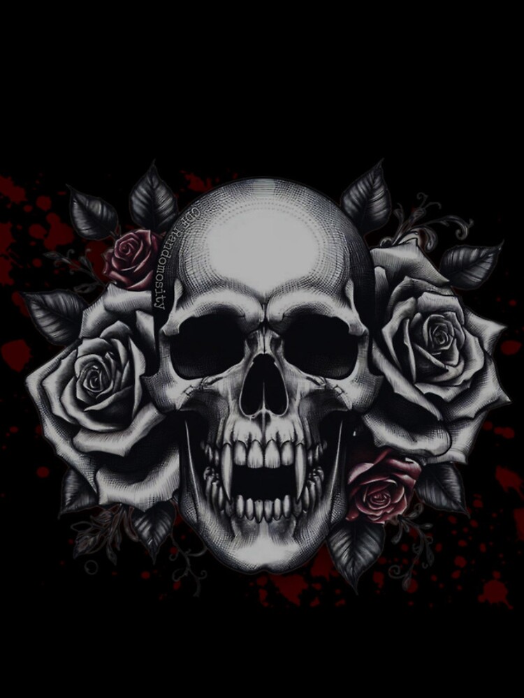 Thumbnail 4 of 4, iPhone Case, Vampire & Roses designed and sold by CDFRandomosity.