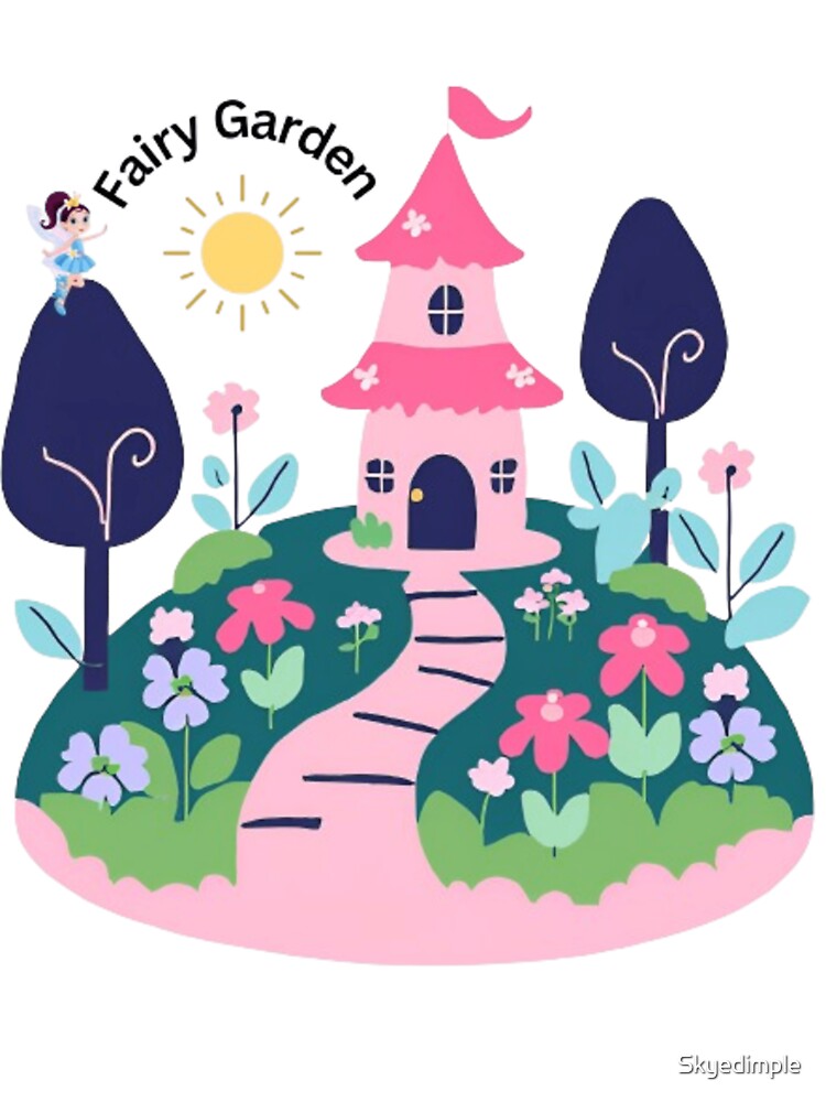 Thumbnail 2 of 2, Baby T-Shirt, Fairy Garden designed and sold by Skyedimple.