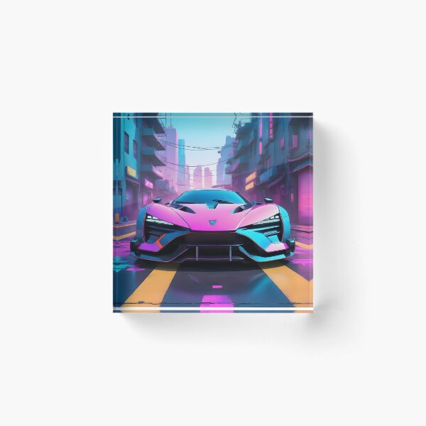 Aperçu de l'œuvre Hypervoiture cyberpunk créée et vendue par papi1998.