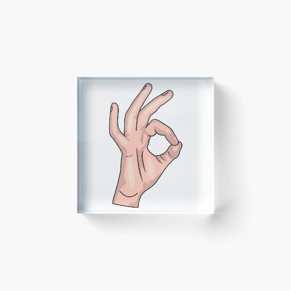 Item preview, Classic OK Hand Gesture designed and sold by GrizzlyCollective.