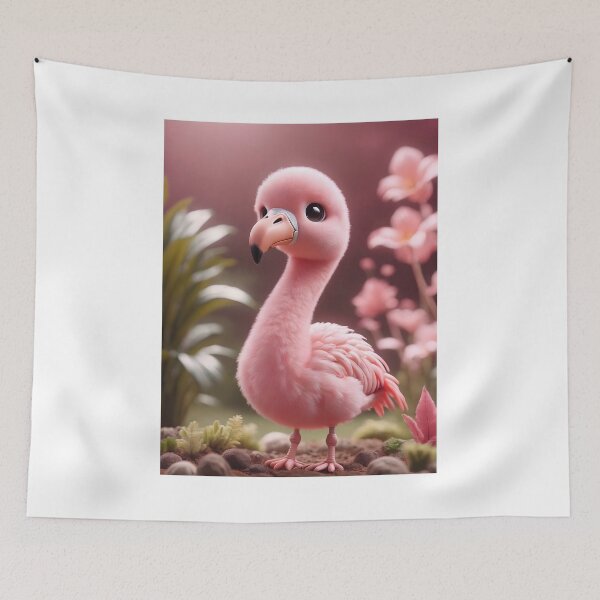 Item preview, Super cute flamingo baby designed and sold by icemanphotos.