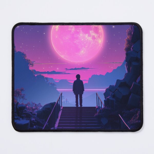 Item preview, Silhouette Under Pink Moon designed and sold by RGShirtWorks.