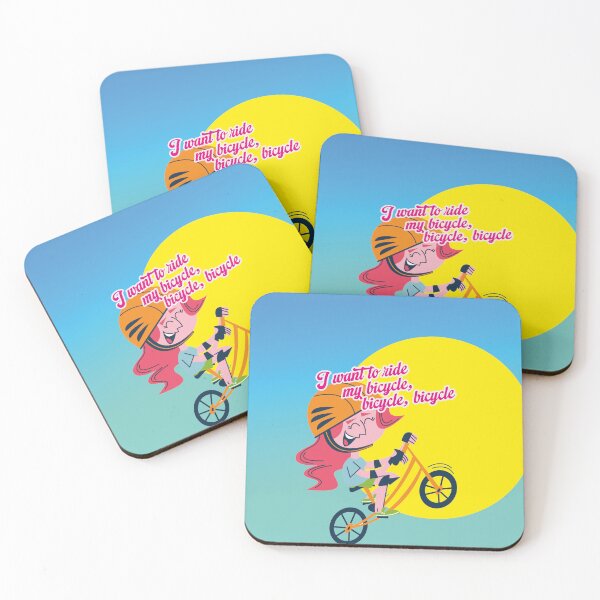 Item preview, I want to ride a bike, quote designed and sold by Mauswohn.