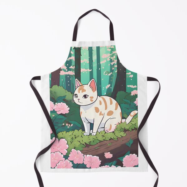 Item preview, Cat and flower designed and sold by K.K Studio.