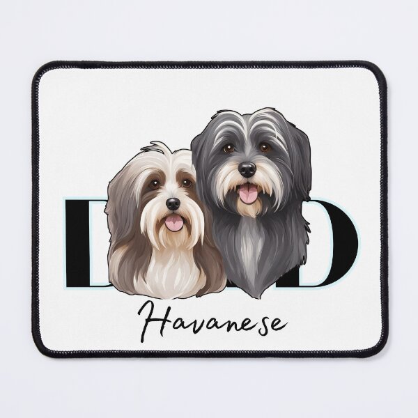 Item preview, Minimalistic Aesthetic Dog Dad of two Havanese Dog designed and sold by GoodyPaws.