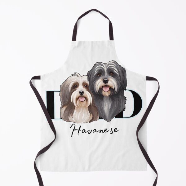 Item preview, Minimalistic Aesthetic Dog Dad of two Havanese Dog designed and sold by GoodyPaws.