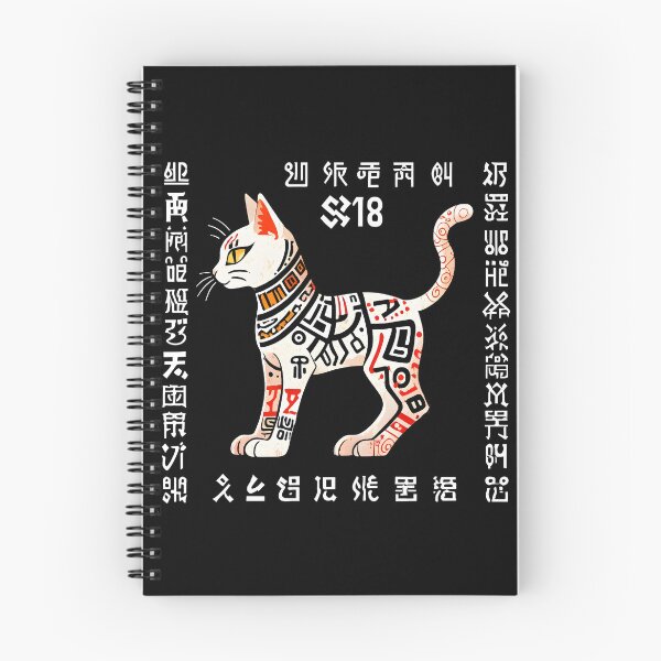 Item preview, Calligrapic Cat Tattoo designed and sold by DevemDavam.
