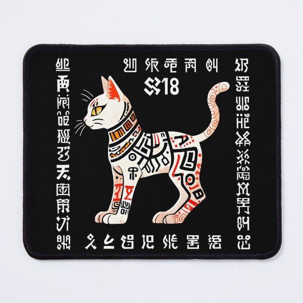 Item preview, Calligrapic Cat Tattoo designed and sold by DevemDavam.