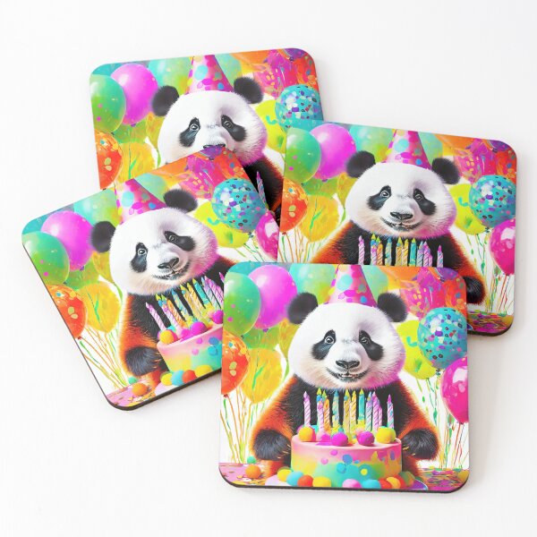Item preview, Panda birthday card designed and sold by MorrisManor.