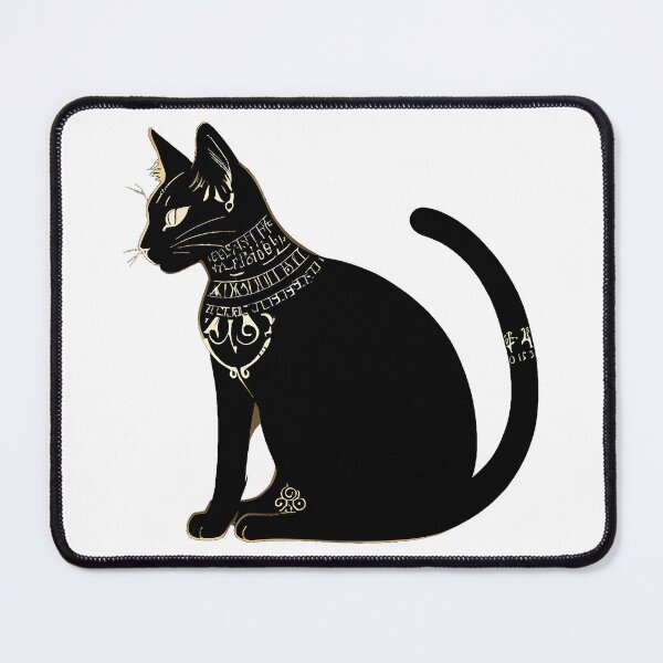 Item preview, Black Cat on White designed and sold by DevemDavam.