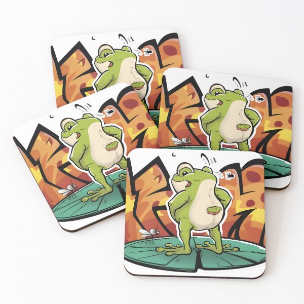 Item preview, Cool Frog Butt and Fly Sticker designed and sold by DIUMERI.