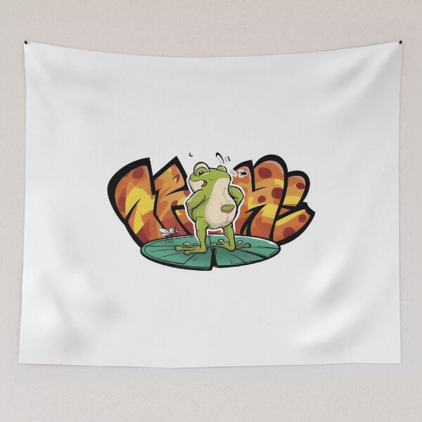 Item preview, Cool Frog Butt and Fly Sticker designed and sold by DIUMERI.