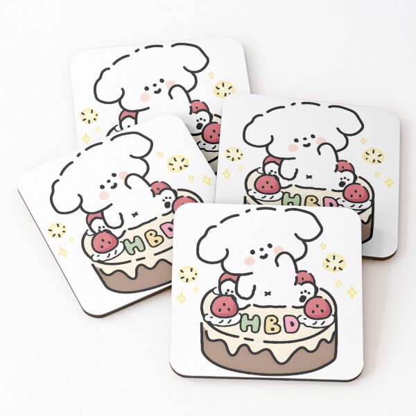 Item preview, Mizu dog - Happy birthday  designed and sold by Kappadog.