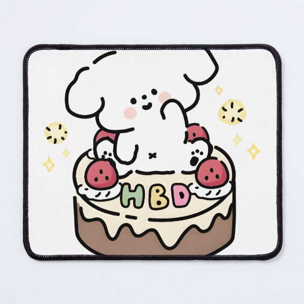 Item preview, Mizu dog - Happy birthday designed and sold by Kappadog.
