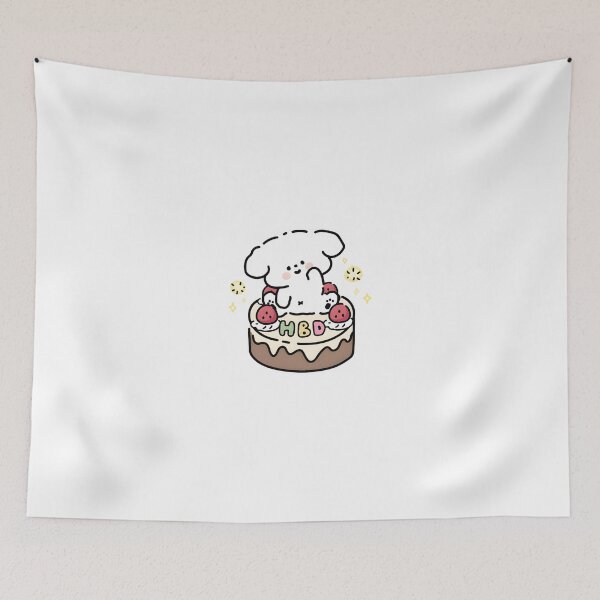 Item preview, Mizu dog - Happy birthday  designed and sold by Kappadog.