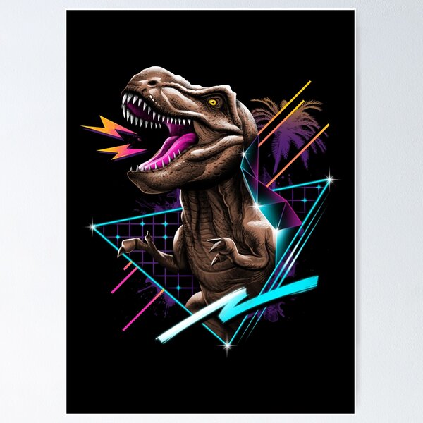 Rad T-Rex Poster