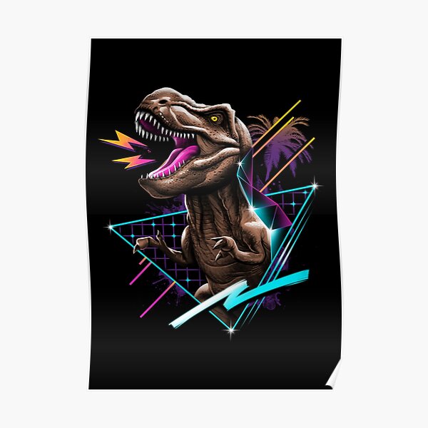 Rad T-Rex Poster