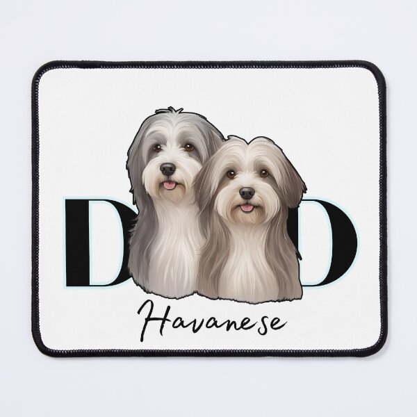 Item preview, Minimalistic Aesthetic Dog Dad of two Havanese Dog designed and sold by GoodyPaws.