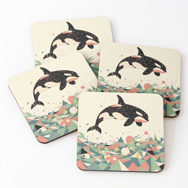 Item preview, Abstract Orcinus Orca Splash designed and sold by Atsariya.