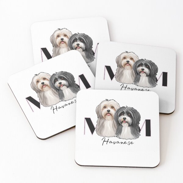 Item preview, Minimalistic Aesthetic Dog Mom of two Havanese Dog  designed and sold by GoodyPaws.